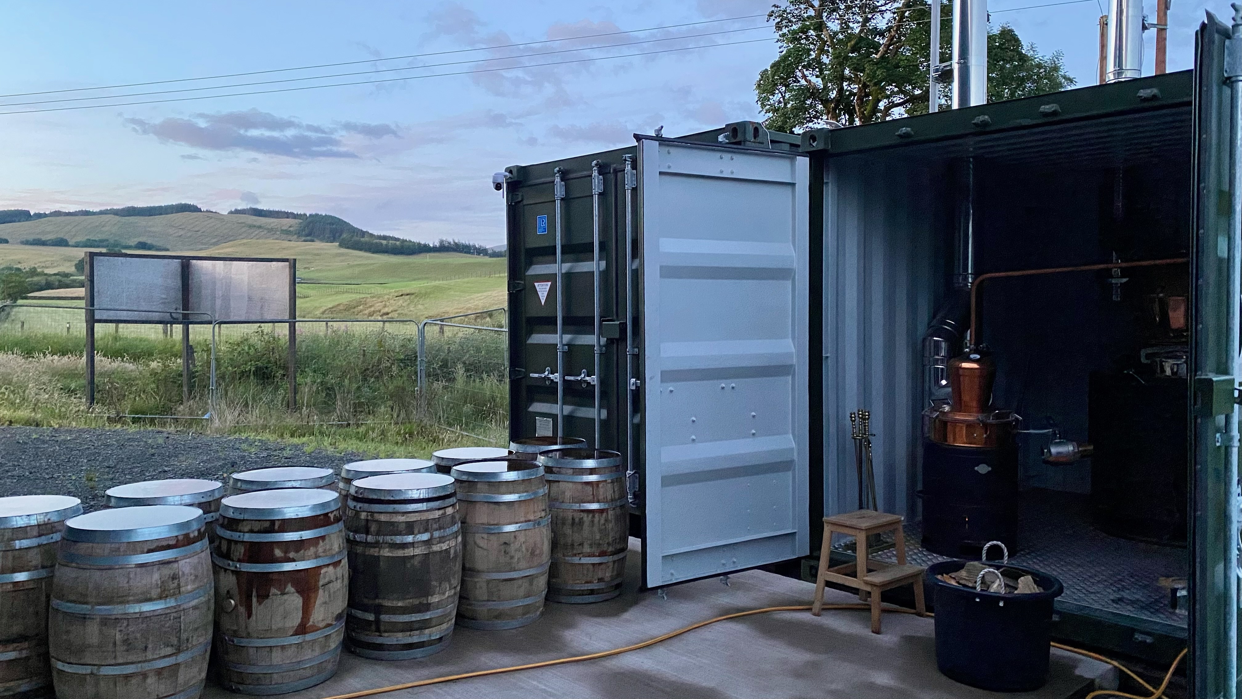 Loading Whisky Casks